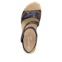 Remonte Ladies Black Multi Jocelyn Sandal