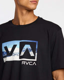 RCVA Men's Balance Box Black Tshirt