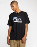 RCVA Men's Balance Box Black Tshirt