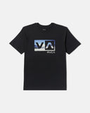 RCVA Men's Balance Box Black Tshirt