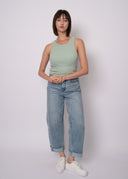 RD Style Second Skin Ladies Ralyn Ivy Green Tank Top w/Built in Bra
