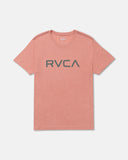 RVCA Men's Big RVCA Clay Orange Tshirt