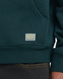 RVCA Men's Dayshift Hunter Green Hoodie