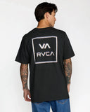 RVCA Men's Glitch Pirate Black Tshirt
