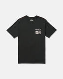 RVCA Men's Glitch Pirate Black Tshirt