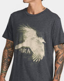 RVCA Men's Horton Raven Black Tshirt
