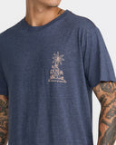 RVCA Men's Mad Local Moody Blue Tshirt