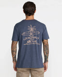 RVCA Men's Mad Local Moody Blue Tshirt
