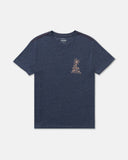 RVCA Men's Mad Local Moody Blue Tshirt