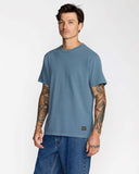 RVCA Men's Midweight Label Vintage Navy Tshirt