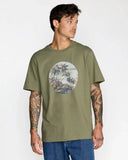 RVCA Men's Motors Ranger Green Tshirt