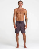 RVCA Men's Northern Trunk Pirate Black 18" Boardshort