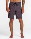 RVCA Men's Northern Trunk Pirate Black 18" Boardshort
