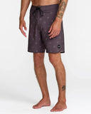 RVCA Men's Northern Trunk Pirate Black 18" Boardshort