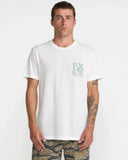 RVCA Men's Ornate Antique White Tshirt