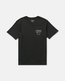 RVCA Men's Palm Reel Pirate Black Tshirt
