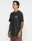 RVCA Men's Palm Reel Pirate Black Tshirt