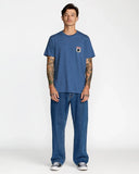RVCA Men's Pantero Indigo Tshirt