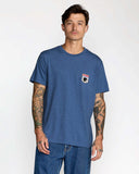 RVCA Men's Pantero Indigo Tshirt