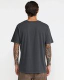 RVCA Men's Quad Pirate Black Tshirt