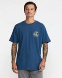 RVCA Men's Saguaro Canyon Dark Denim Tshirt