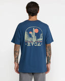 RVCA Men's Saguaro Canyon Dark Denim Tshirt