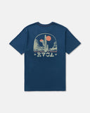 RVCA Men's Saguaro Canyon Dark Denim Tshirt