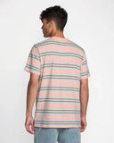 RVCA Mens Peach Magnolia Crew Tshirt