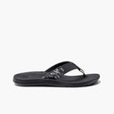 Reef Ladies Black/White Santa Ana Sandal