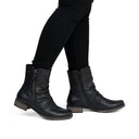 Remonte Ladies Chandra Black D4383-00 Lined Boot