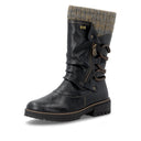 Remonte Ladies Claire Black D3W72-03 Ice Grip Lined Boot
