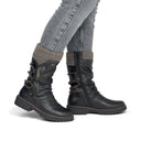 Remonte Ladies Claire Black D3W72-03 Ice Grip Lined Boot