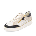 Remonte Ladies D2E04-80 White Combination Sneaker