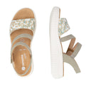 Remonte Ladies D3L51-52 Green Combo Sandal