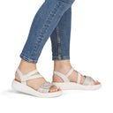 Remonte Ladies D3L51-60 Beige Combo Sandal