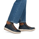 Remonte Ladies Maditta Blue D0772-16 Lined Boot