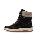 Remonte Ladies Mid Black Suede D3Q72-03 Lined Boot
