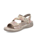 Rieker Ladies 60464-90 Multi Leather Sandal