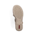 Rieker Ladies 60464-90 Multi Leather Sandal