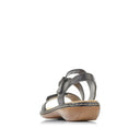Rieker Ladies 659C7-00 Black Sandal