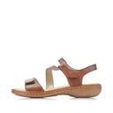 Rieker Ladies 659C7-24 Brown Sandal