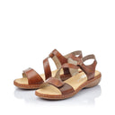Rieker Ladies 659C7-24 Brown Sandal
