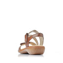 Rieker Ladies 659C7-24 Brown Sandal