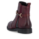 Rieker Ladies Ornella Red 74856-35 Lined Boot