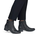 Rieker Ladies Sariana Black 78665-00 Lined Boot