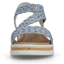 Rieker Ladies V4150-14 Blue Sandal