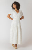 Room 34/Dex Ladies Delicate Floral Button Dress