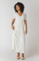 Room 34/Dex Ladies Delicate Floral Button Dress
