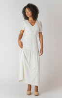 Room 34/Dex Ladies Delicate Floral Button Dress