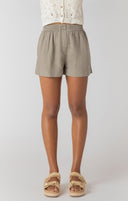 Room 34/Dex Ladies Khaki Mid Rise Shorts